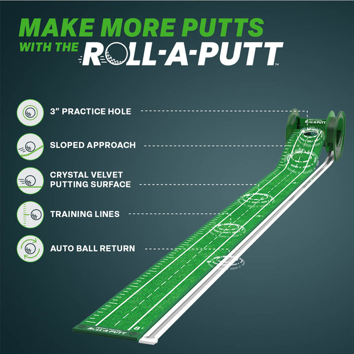 Roll-A-Putt Putting Mat - Perfect Practice